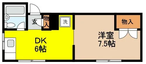 パル魚崎【1階】の間取り