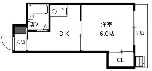 井上マンション【2階】の間取り