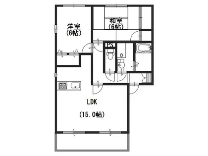 グラーンコート【2階】の間取り