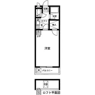 セザンヌ前芝【211号室】の間取り