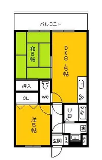 ロイヤルパレス馬堀【3階】の間取り