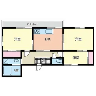 福岡県北九州市門司区東新町2丁目【マンション】の間取り