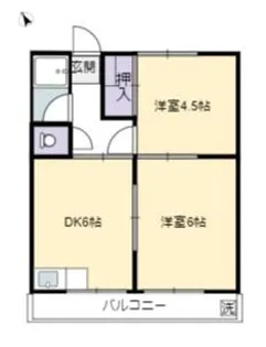 センター相生【2階】の間取り