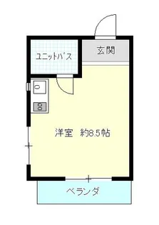 ハイツはしもと【2階】の間取り