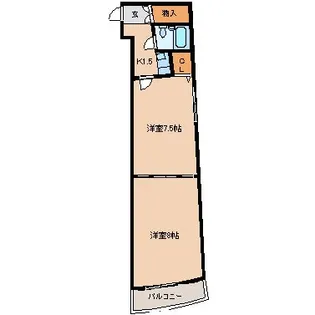 東和マンション広小路【6階】の間取り