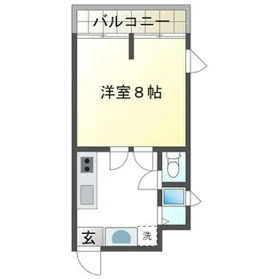 メゾンオバタ【1階】の間取り