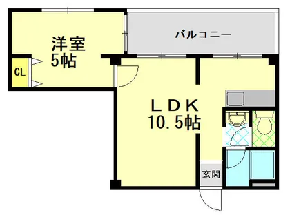 くすのきマンション【3階】の間取り