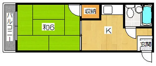 シャロン梅【1階】の間取り