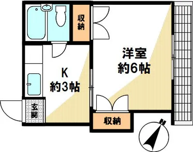 マイクン【302号室】の間取り