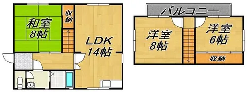 福岡県北九州市門司区奥田5丁目【一戸建】の間取り
