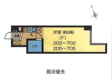 ザ・エステートパレス【6階】の間取り