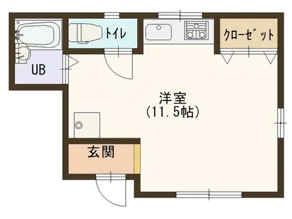 サンハイツ【2階】の間取り