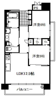O・Hプラザアウル【8階】の間取り