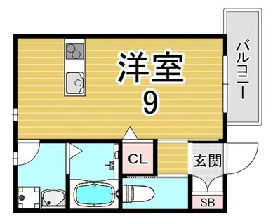 兵庫県神戸市須磨区北町3丁目【アパート】の間取り