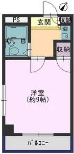 増田ビル【302号室】の間取り
