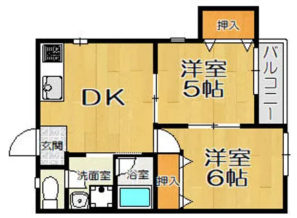 YOUハウス【2階】の間取り