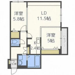 JーCITY.STELLA【4階】の間取り