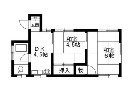 椛嶋荘【201号室】の間取り