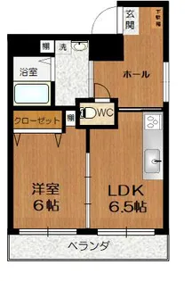 兵庫県神戸市須磨区宝田町3丁目【マンション】の間取り