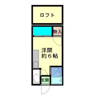 フローラルハイムⅡ【2階】の間取り