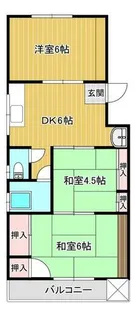 DMコーポ【202号室】の間取り