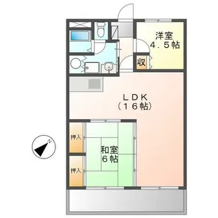 マンションはたなか【2階】の間取り