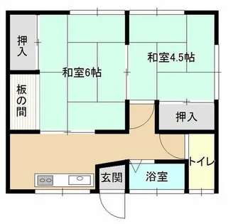 玉荘【1階】の間取り