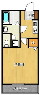 万呂ファースト【101号室】の間取り