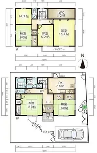 和歌山県和歌山市小倉【一戸建】の間取り