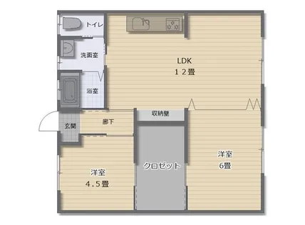 メゾンド・ワダ【2階】の間取り