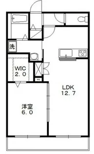 エレガントステージ山本【102号室】の間取り