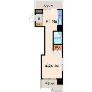 明治第6ビル【7階】の間取り