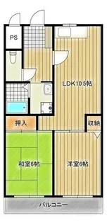 福岡県北九州市八幡西区西神原町【マンション】の間取り