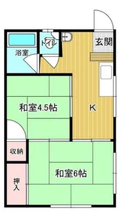 東ハイツ【2階】の間取り