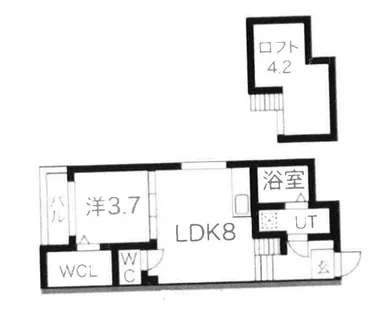愛知県名古屋市北区水切町7丁目【アパート】の間取り