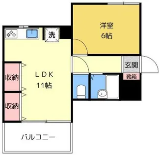 愛知県名古屋市南区西桜町【マンション】の間取り