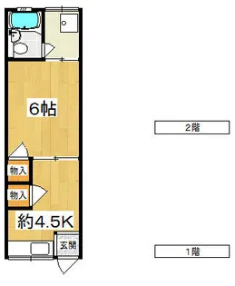 ひさみ荘【2階】の間取り