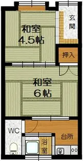 兵庫県神戸市長田区平和台町2丁目【一戸建】の間取り