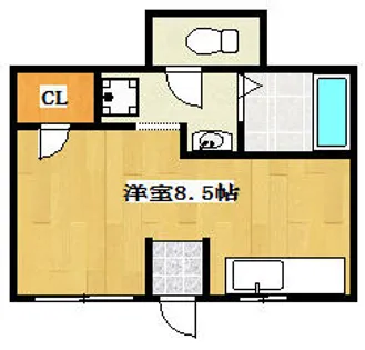 兵庫県明石市西明石北町3丁目【マンション】の間取り