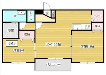 タンドゥールタン【102号室】の間取り