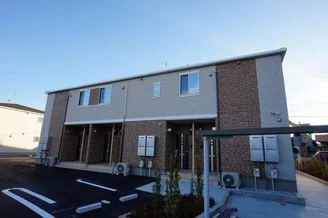 プレザントB【1階】の外観