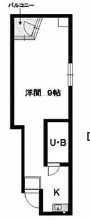 fビル金山【304号室】の間取り