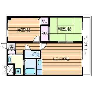 大阪府吹田市原町2丁目【マンション】の間取り