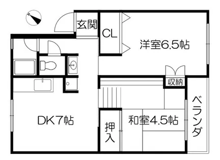 ハイツ瑞原【3階】の間取り