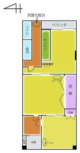 コーポラス井の元【2階】の間取り