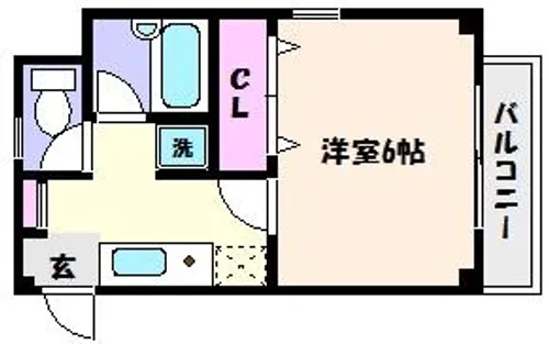 兵庫県神戸市東灘区住吉本町2丁目【マンション】の間取り