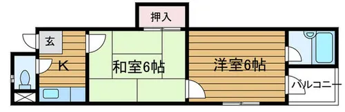大阪府摂津市別府3丁目【アパート】の間取り