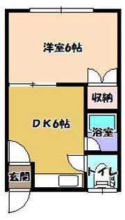 ハイツコスコン【1階】の間取り