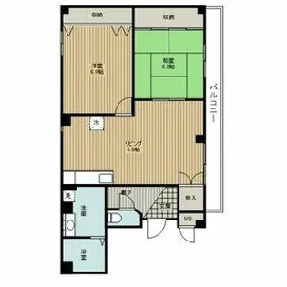 JUMA-1【4階】の間取り