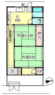 兵庫県神戸市長田区上池田3丁目【一戸建】の間取り